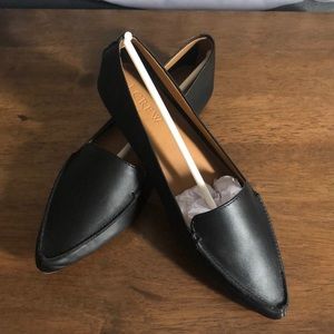 J. Crew black Edie loafers
